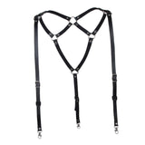 Maxbell Men Chest Harness Leather Body Gothic Underwear Buckle Clubwear Costume Belt