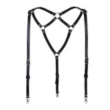 Maxbell Men Chest Harness Leather Body Gothic Underwear Buckle Clubwear Costume Belt
