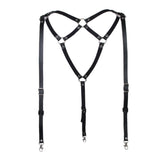 Maxbell Men Chest Harness Leather Body Gothic Underwear Buckle Clubwear Costume Belt