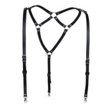 Maxbell Men Chest Harness Leather Body Gothic Underwear Buckle Clubwear Costume Belt