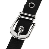 Maxbell Punk Leather Waist Belt Strap Harness Cincher Metal Chain Tassel Adjustable