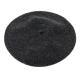 Maxbell Vintage French Women Girls Wool Warm Plain Beret Beanie Hat Cap Grey 2