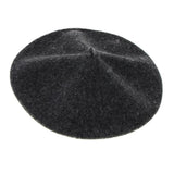 Maxbell Vintage French Women Girls Wool Warm Plain Beret Beanie Hat Cap Grey 2