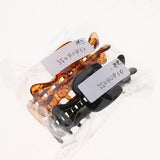 Maxbell Large Hair Claw Clips Thick Hair Jaw Acrylic Folding Hairpin for Women Black