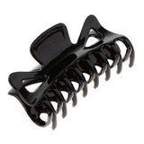 Maxbell Large Hair Claw Clips Thick Hair Jaw Acrylic Folding Hairpin for Women Black