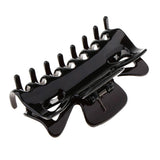 Maxbell Large Hair Claw Clips Thick Hair Jaw Acrylic Folding Hairpin for Women Black