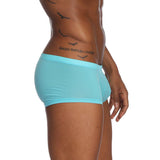 Maxbell Mens Underwear Shorts Solid Boxer Briefs Underpants Sexy Lingerie XXL Blue
