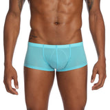 Maxbell Mens Underwear Shorts Solid Boxer Briefs Underpants Sexy Lingerie XXL Blue