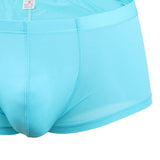 Maxbell Mens Underwear Shorts Solid Boxer Briefs Underpants Sexy Lingerie XXL Blue