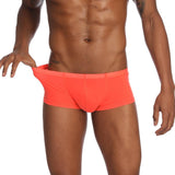 Maxbell Mens Underwear Shorts Solid Boxer Briefs Underpants Sexy Lingerie L Orange