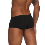 Maxbell Mens Underwear Shorts Solid Boxer Briefs Underpants Sexy Lingerie L Black