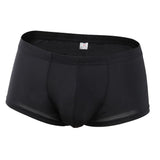Maxbell Mens Underwear Shorts Solid Boxer Briefs Underpants Sexy Lingerie L Black