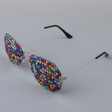 Bling Crystal Rhinestone Eyeglasses Funny Photo Props Party Accessories 01