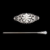 Chinese Traditional Style Womens Girls Hair Stick Hairpin Hair Stying White