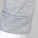 Maxbell Men Casual Cardigan Hooded Long Cloak Cape Coat Open Front Jacket M Gray