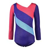 Maxbell Girls Long Sleeve Leotard Gymnastics Bodysuit Dancewear Jumpsuit Ballet 8(7-8Y)