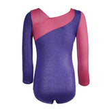 Maxbell Girls Long Sleeve Leotard Gymnastics Bodysuit Dancewear Jumpsuit Ballet 8(7-8Y)