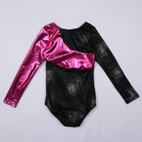 Maxbell Girls Long Sleeves Leotard Gymnastics Bodysuit Dancewear Jumpsuit Ballet 8(7-8Y)