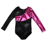 Maxbell Girls Long Sleeves Leotard Gymnastics Bodysuit Dancewear Jumpsuit Ballet 8(7-8Y)