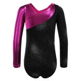 Maxbell Kid Girls Long Sleeve Gymnastic Leotard Ballet Bodysuit Costume Sportswear 6
