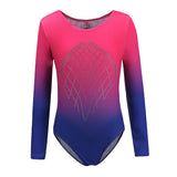 Maxbell Girls One-Piece Leotard Athletic Dance Gymnastics Bodysuit 10 Pink+Blue