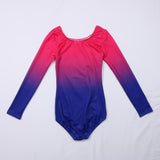 Maxbell Girls One-Piece Leotard Athletic Dance Gymnastics Bodysuit 10 Pink+Blue