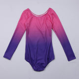 Maxbell Girls One-Piece Leotard Athletic Dance Gymnastics Bodysuit 12 Pink+Purple
