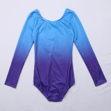 Maxbell Girls One-Piece Leotard Athletic Dance Gymnastics Bodysuit 6 Blue+Purple
