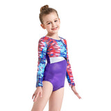 Maxbell Kids Girls Long Sleeve Gymnastic Leotard Bodysuit Dancewear 10(9-10Y)