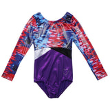 Maxbell Kids Girls Long Sleeve Gymnastic Leotard Bodysuit Dancewear 10(9-10Y)