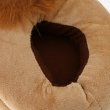 Maxbell Novelty Christmas Furry Hobbit Bigfoot Slippers Indoor Shoes for Men Women