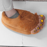 Maxbell Novelty Christmas Furry Hobbit Bigfoot Slippers Indoor Shoes for Men Women