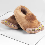 Maxbell Novelty Christmas Furry Hobbit Bigfoot Slippers Indoor Shoes for Men Women