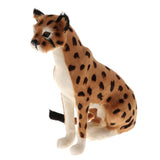 Maxbell Simulation Animal Stuffed Plush Toys for Children gift Pet Toy Leopard