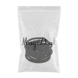 20 Pieces Assorted Black Elastic Rubber Band Rope for DIY Hair Accessories