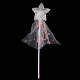 Maxbell Shiny Star Shape Princess Fairy Wands for Kids Girls Party Supplies