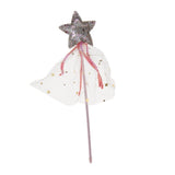 Maxbell Shiny Star Shape Princess Fairy Wands for Kids Girls Party Supplies
