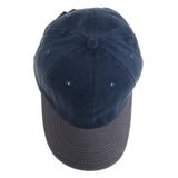 Unisex Men Women Vintage Cotton Flat Cap Baseball Hat Navy Grey