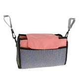 Maxbell Mommy Bag Pushchair Pram Baby Nappy Changing Bag Handbag Pink Stripe