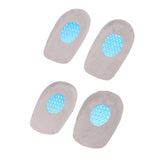 Silicone Heel Cup Support Shoes Pads Gel Orthotic Plantar Care Inserts S