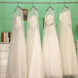 Maxbell Breathable Wedding Gown Prom Dress Garment Bag Extra Long 1.6m/1.8m 1.8m