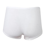Men's White Regular Absorbency Washable Reusable Incontinence Boxer Briefs XL