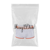 Men Briefs Mesh Bulge Pouch Boxers Underwear Shorts Male Panties XL White