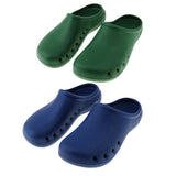 Maxbell Anti Slip Oil Water Resistant EVA Clog Shoes Slipper Work Shoes US5.5-6.5UK5-6 Green