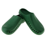 Maxbell Unisex Non Slip Chef Doctor Clog Oil Water Resistant Work Lightweight Shoes 27cm Green