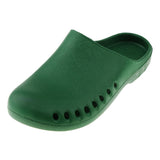 Maxbell Unisex Non Slip Chef Doctor Clog Oil Water Resistant Work Lightweight Shoes 27cm Green