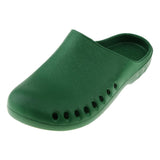 Maxbell Unisex Non Slip Chef Doctor Clog Oil Water Resistant Work Lightweight Shoes 27cm Green