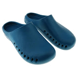 Maxbell Unisex Non Slip Chef Doctor Clog Oil Water Resistant Work Lightweight Shoes 26cm Blue