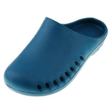 Maxbell Unisex Non Slip Chef Doctor Clog Oil Water Resistant Work Lightweight Shoes 27cm Blue
