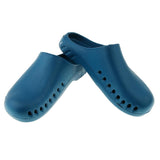 Maxbell Unisex Non Slip Chef Doctor Clog Oil Water Resistant Work Lightweight Shoes 27cm Blue